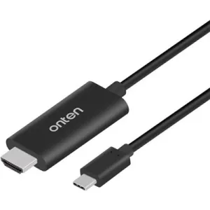 Best Deal Alert Limited Stock Hot Deal Onten Otn-9581 Type-C To Hdmi 4K Hd Cable 60Hz 1.8M