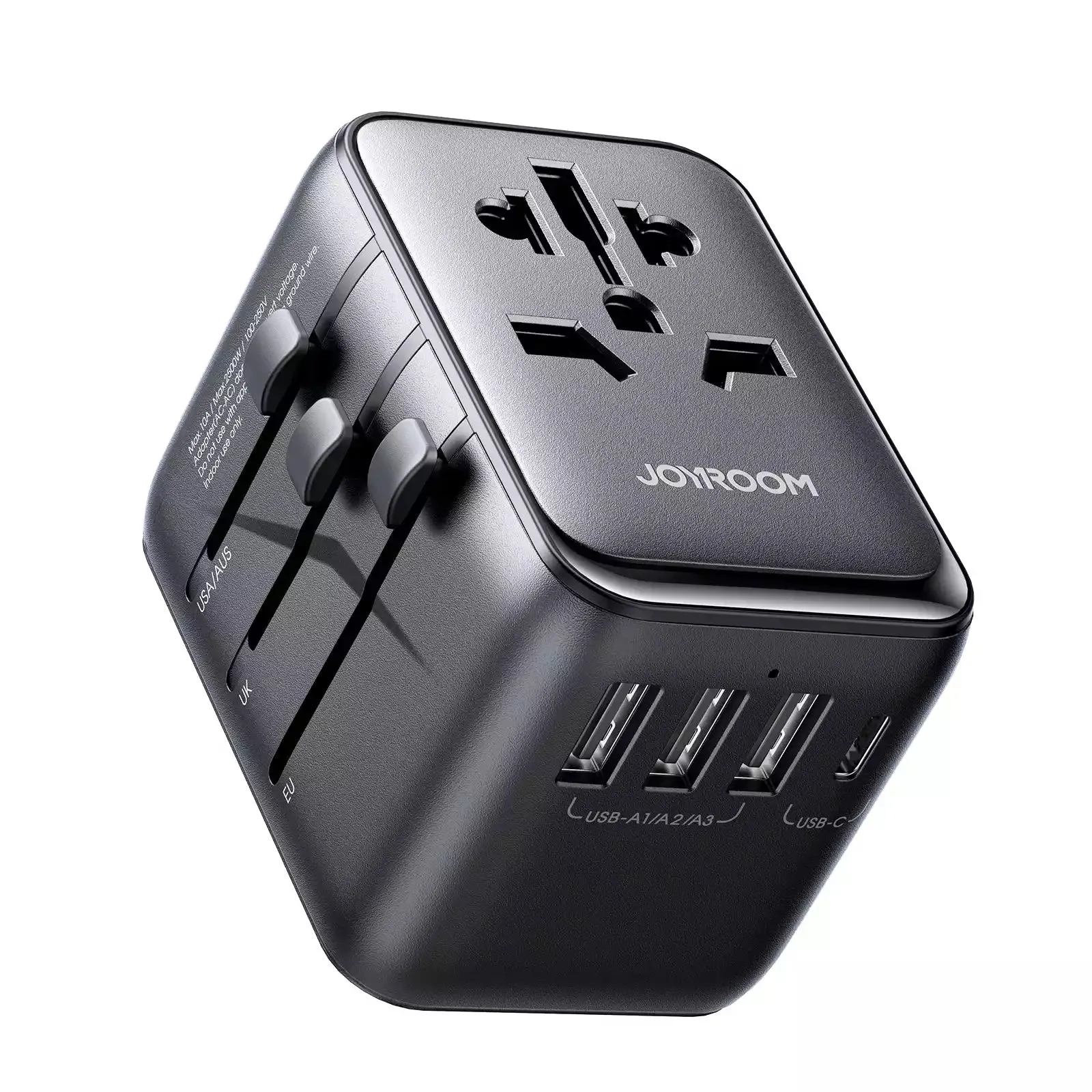 Save More Now Joyroom Jr-Tcw01 17W Universal Travel Adapter Black