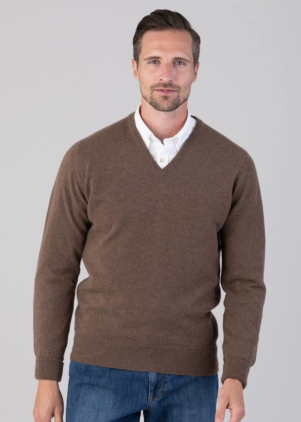 Oxton 1 Ply Cashmere V-Neck Shop Smart Save Big Savings Today