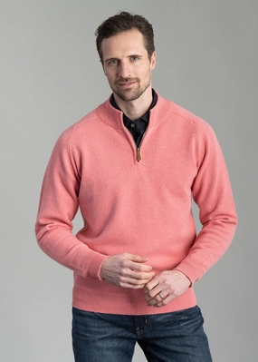 Lambswool 2 Ply Zip Neck Exclusive Online Deal Hot Offer Inside