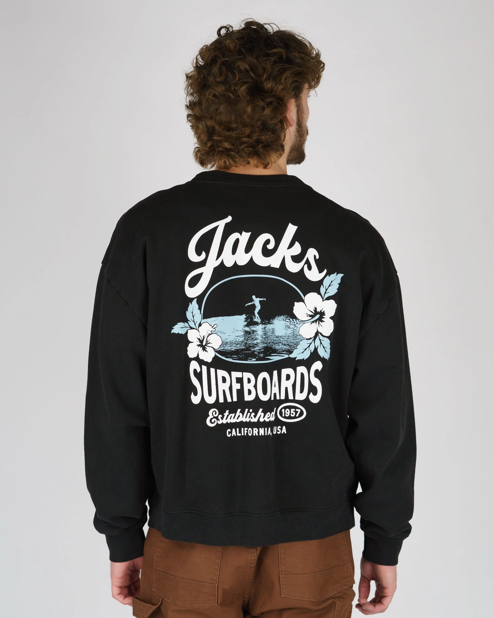 Tip Toe Heavyweight Crewneck - Black Clearance Sale Now