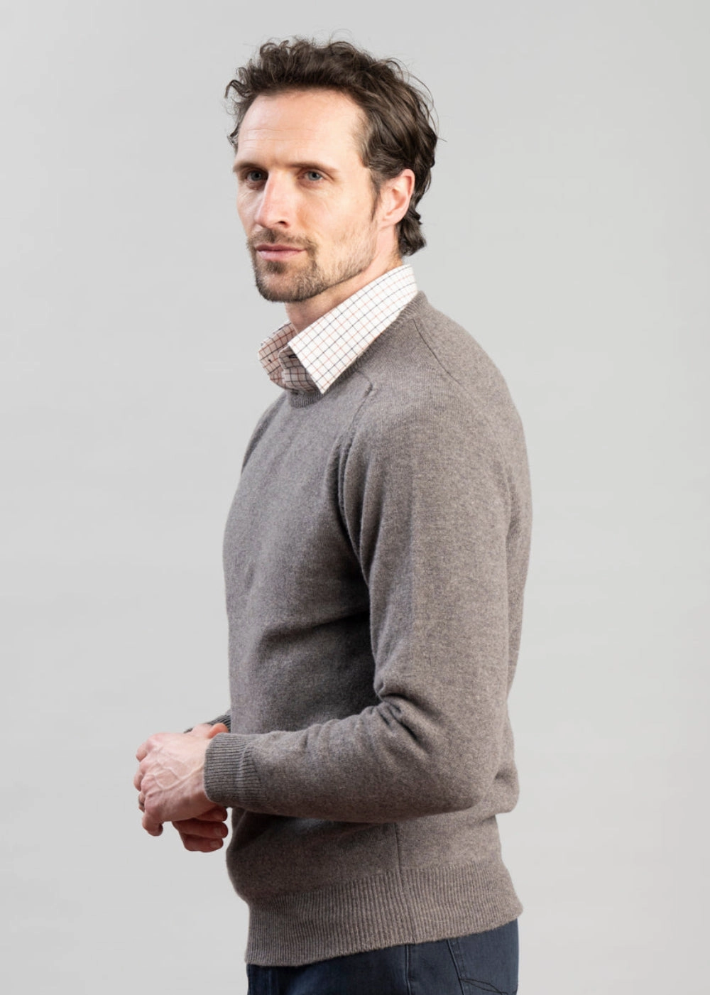 Save Today Only Exclusive Leven 2 Ply Lambswool Crew Neck