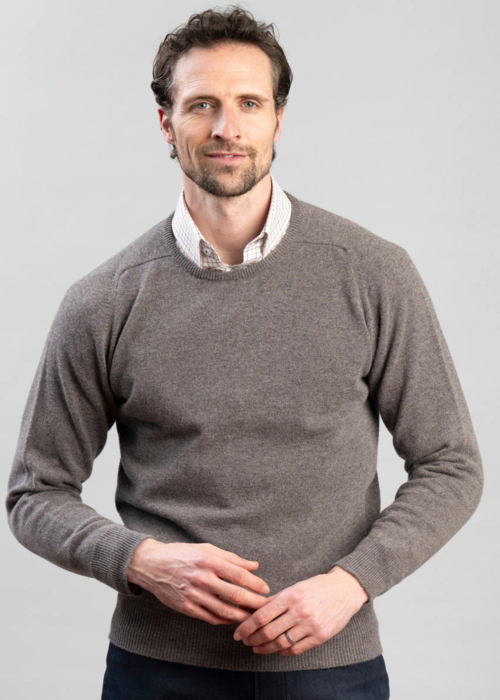 Flash Discount Today Exclusive Leven 2 Ply Lambswool Crew Neck