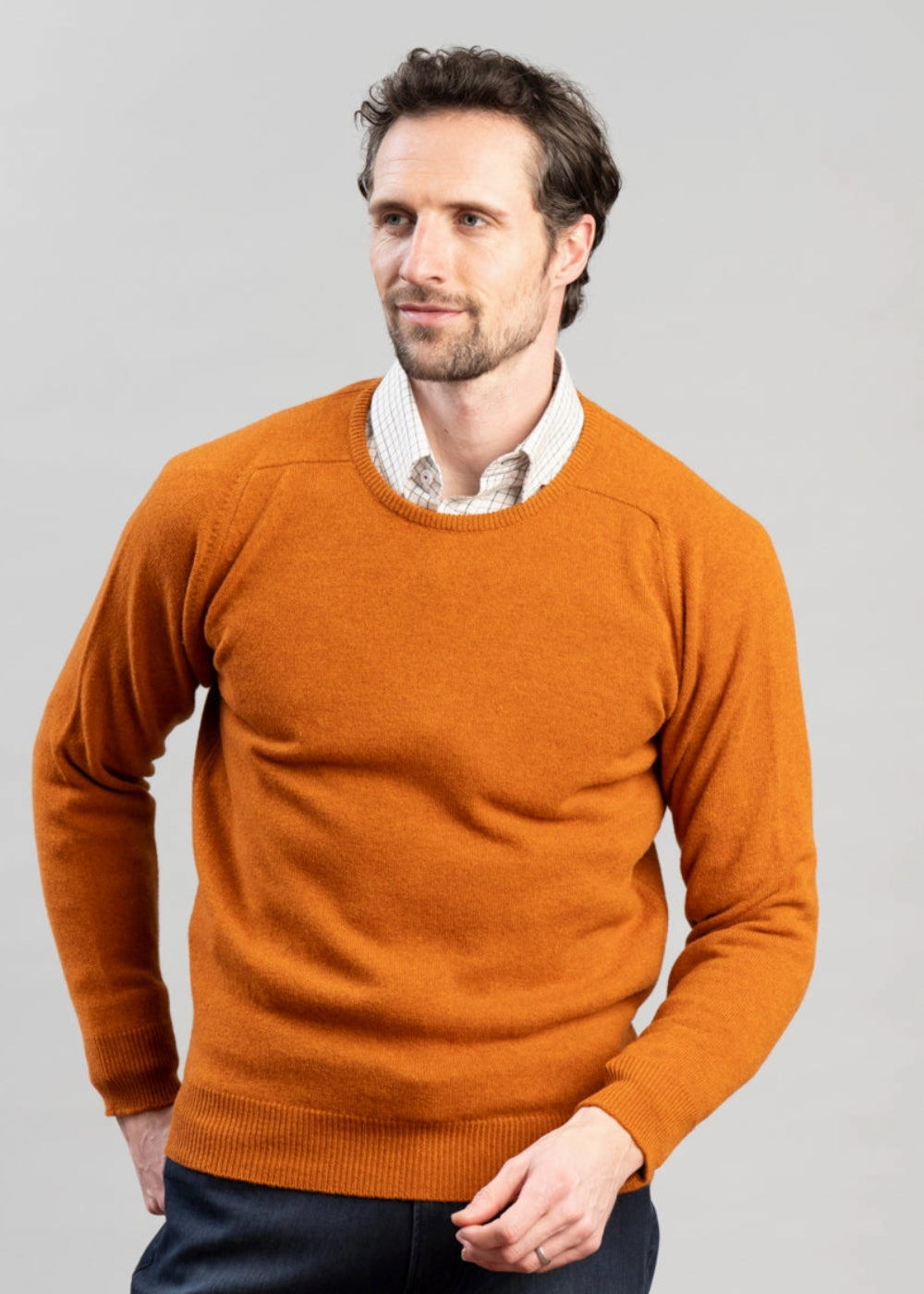 Exclusive Leven 2 Ply Lambswool Crew Neck Grab Your Deal Today