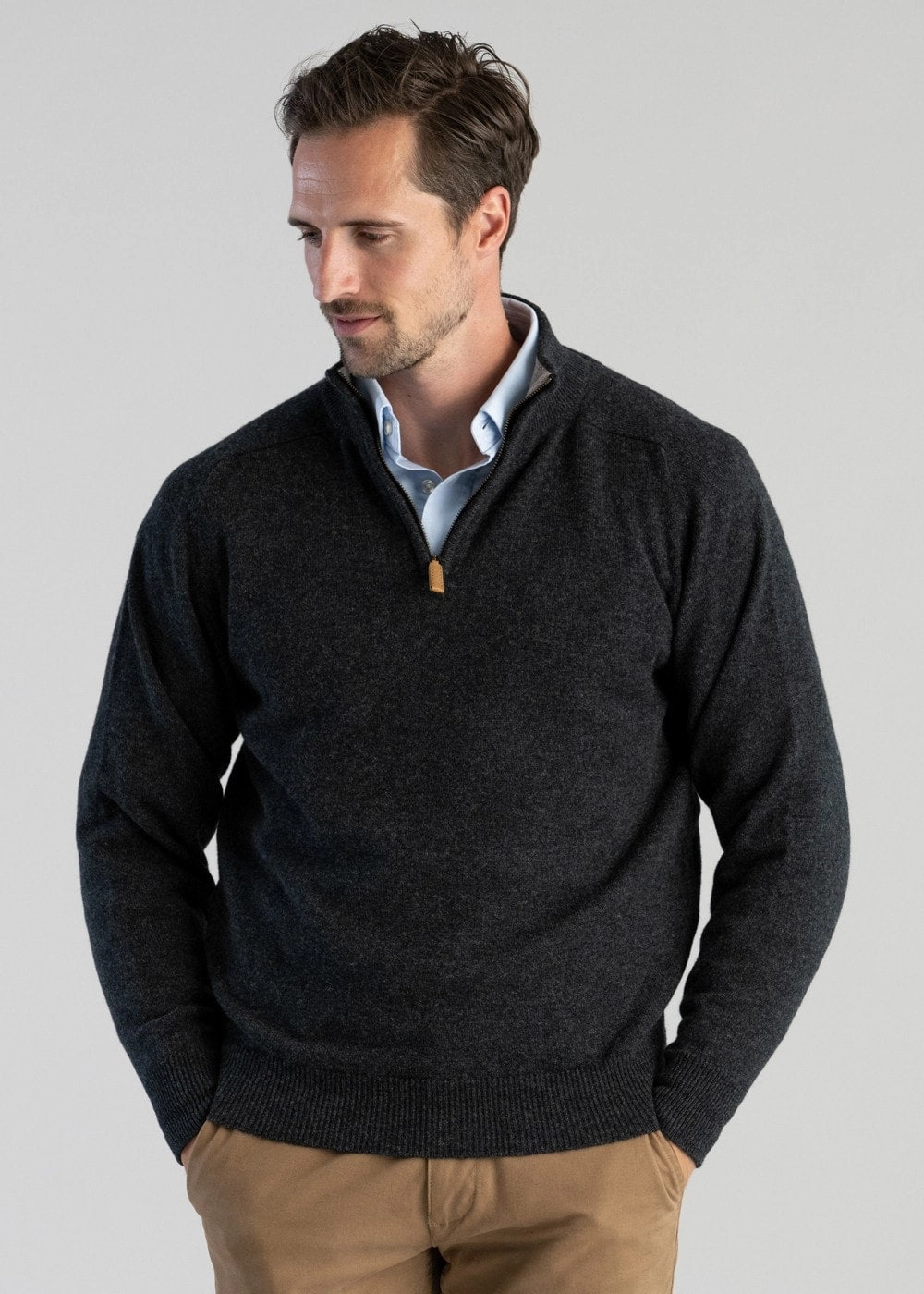 Lambswool 2 Ply Zip Neck Grab Todays Deal Clearance Alert Now