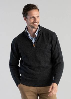 Save Today Only Limited Stock Alert Lambswool 2 Ply Zip Neck