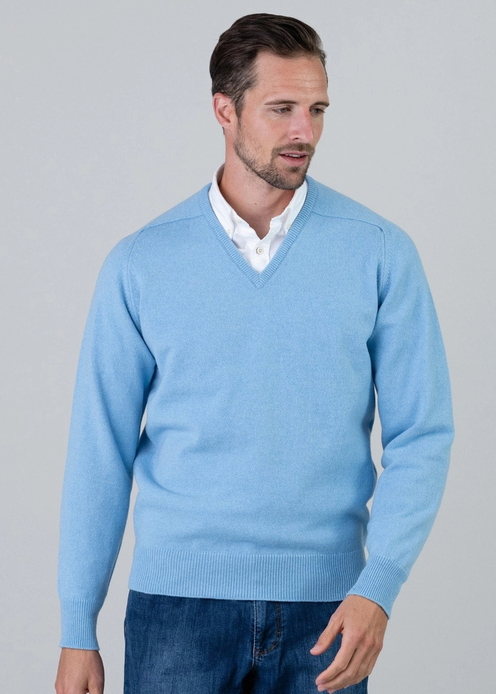 Online Exclusive Offer Best Deal Today Leven 2 Ply Lambswool V-Neck