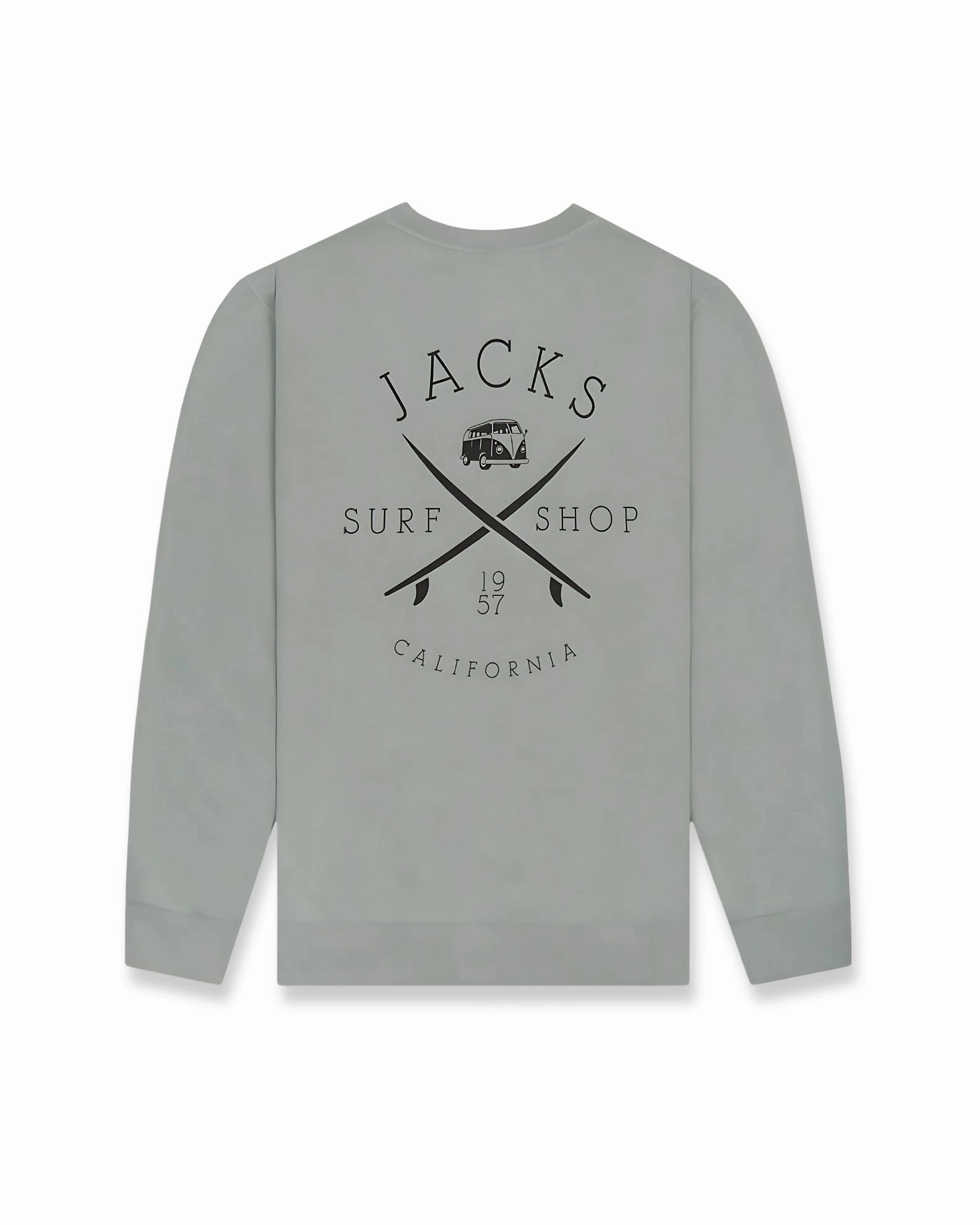 Bus Stop Pigment Crewneck Sweatshirt - Pigment Sage Exclusive Deal Inside Trending Now Discount