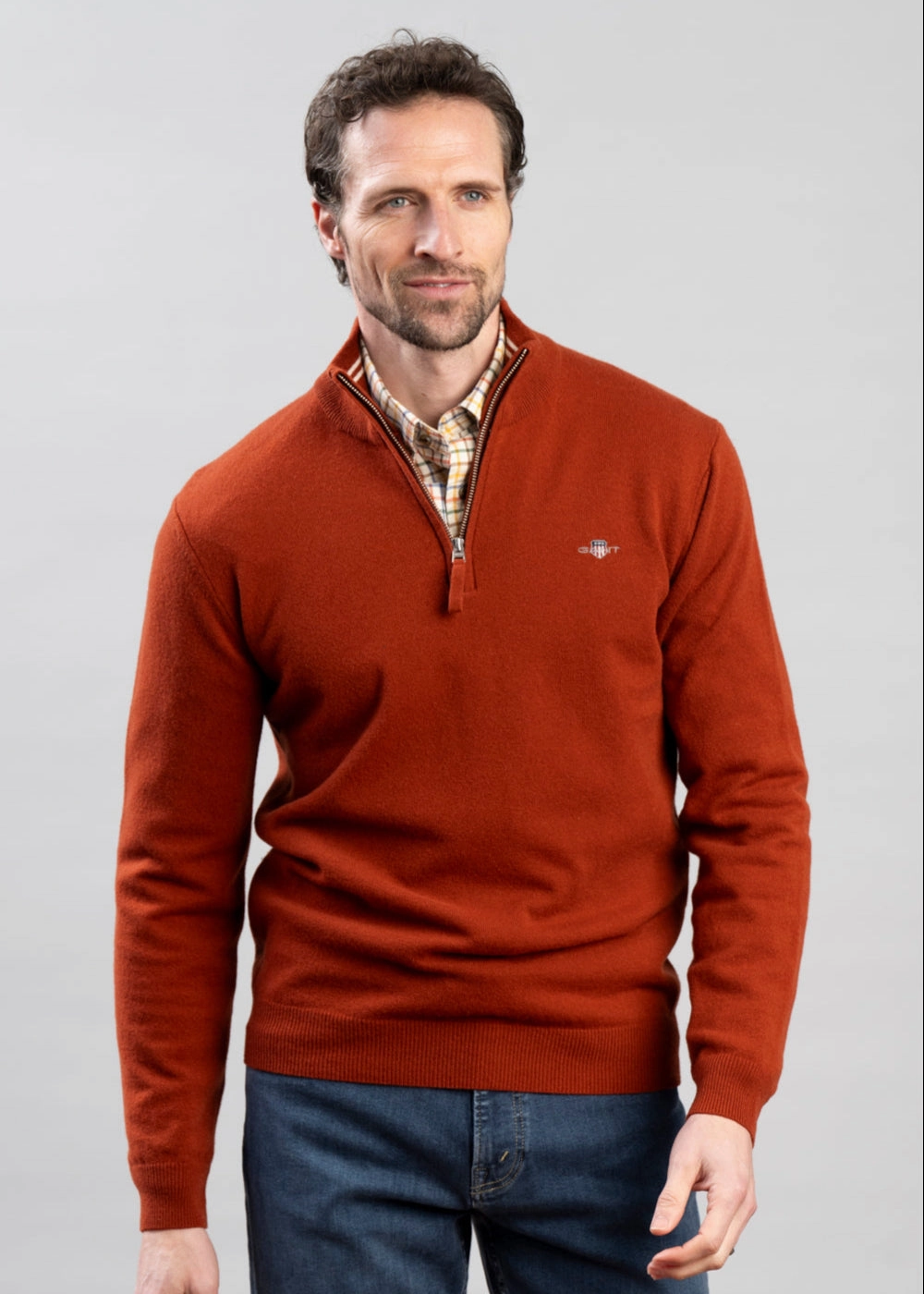 Superfine Lambswool Half Zip Daily Clearance Deal Limited Time Steal