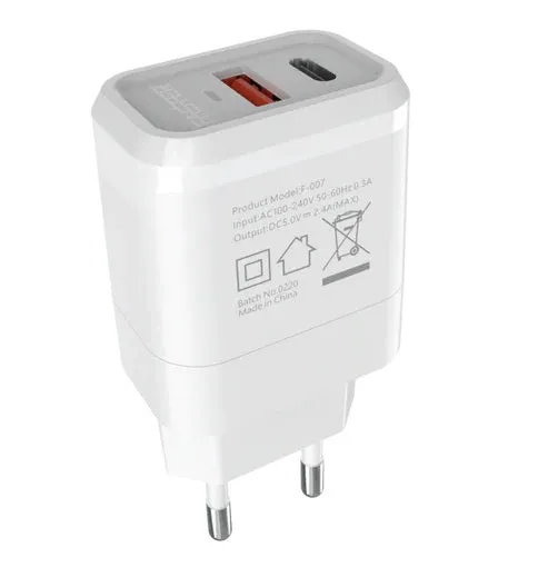 Weekend Sale Special Price Drop Frenzy Faster Fac-950 Qc Pd Dual Port 20W Fast Wall Charger