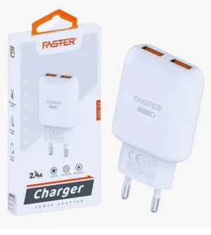 Dont Miss This Offer Faster Fc-902 Dual Usb 2.4A Charger