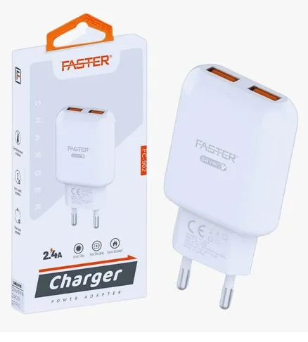 Dont Miss This Offer Faster Fc-902 Dual Usb 2.4A Charger
