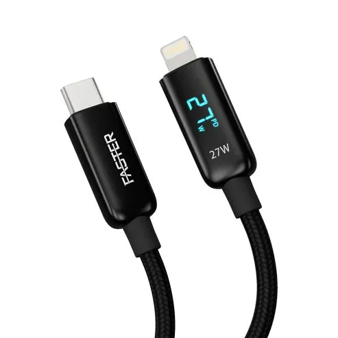Flash Pick Today Faster Vl-50 27W Usb-C To Lightning Digital Data Cable