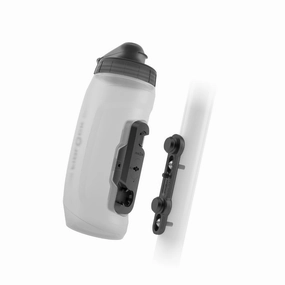 Fidlock Twist 590 water bottle   bike base - Transparent