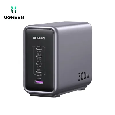 Ugreen Nexode 300W Usb C Gan Charger-5 Ports Desktop Charger Hot Sale Frenzy