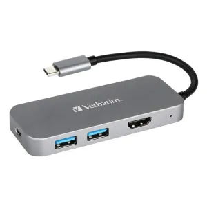Verbatim 66123 Type C Hub With Pd 100W Hot Pick Sale Limited Time Hot Deal