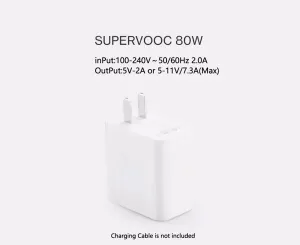 Hot Offer Ending Soon Oppo Super Vooc 80W Power Adapter