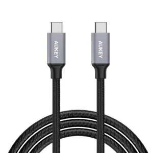 Aukey Braided Nylon Usb 2.0 C To C Cable (3.3Ft) Dont Wait Save
