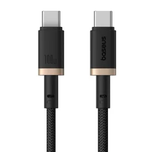 Baseus Dura Series 100W Type-C To Type-C Fast Charging Cable 2M Gold/Black Daily Clearance Deal Instant Savings Deal
