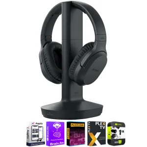 Sony Wireless Home Theater Headphones Black With Audio Essentials & Warranty Trending Now Offer