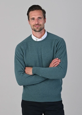 Limited Edition Offer Mega Discount Event Leven 2 Ply Lambswool Crew Neck