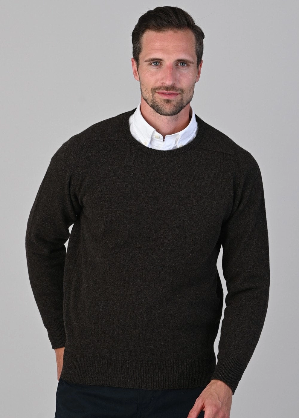 Leven 2 Ply Lambswool Crew Neck Plus Size Flash Pick Today Best Seller Discount