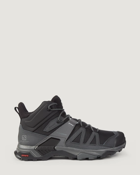 Men'S Salomon X Ultra 4 Gore-Tex Mid Hiking Boots -Wide - Black/Magnet/Pearl Blue Big Hot Sale