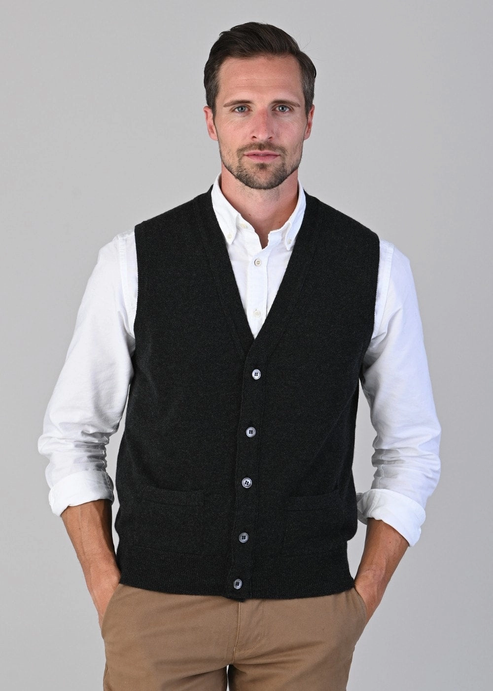 Oxton 1 Ply Cashmere Waistcoat Dont Miss This Steal