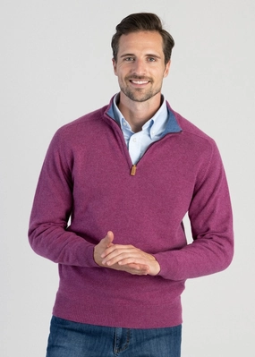 Dont Miss This Offer Cashmere 2 Ply Zip Neck Sweater
