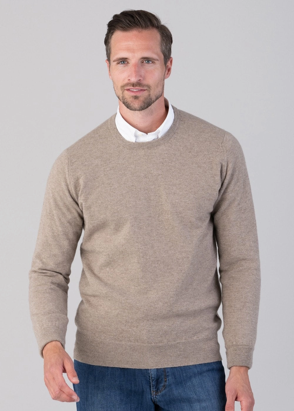Online Exclusive Offer Oxton 1 Ply Cashmere Crew Neck