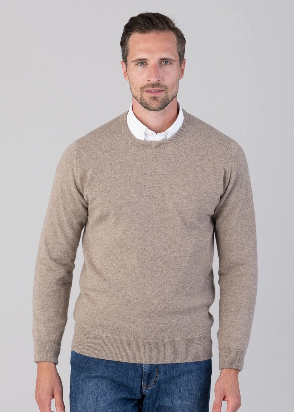 Clearance Event Alert Grab It Before Gone Oxton 1 Ply Cashmere Crew Neck