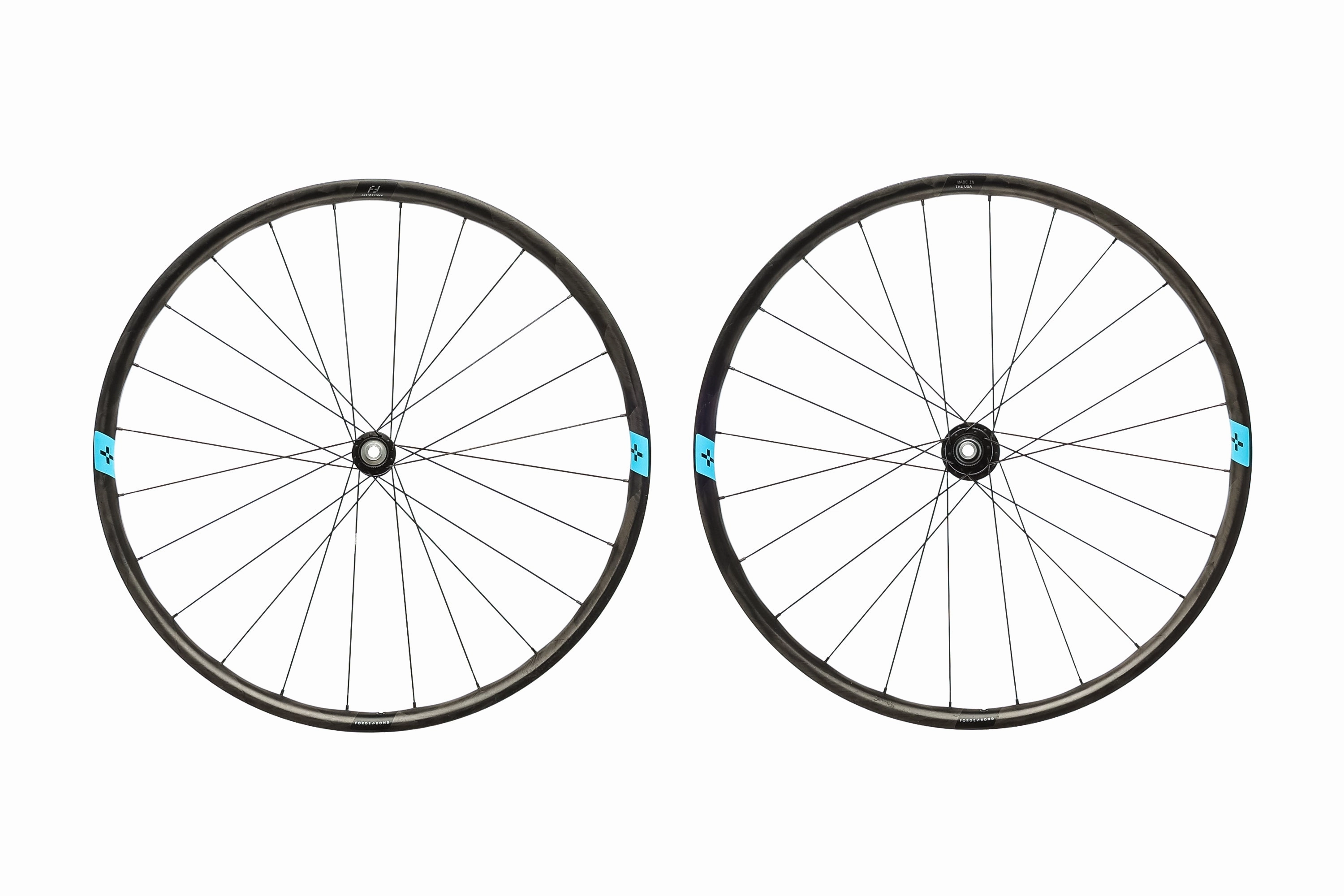 Forge Bond F B 25 GR Carbon Tubeless 700c Wheelset