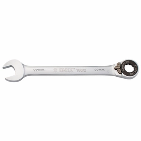 Forged combination ratchet wrench