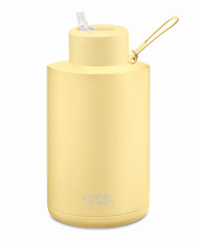 Clearance Sale Now GiftWorthy Sale Frank Green Ceramic Reusable Bottle 68Oz/2 Litre With Straw Lid - Buttermilk