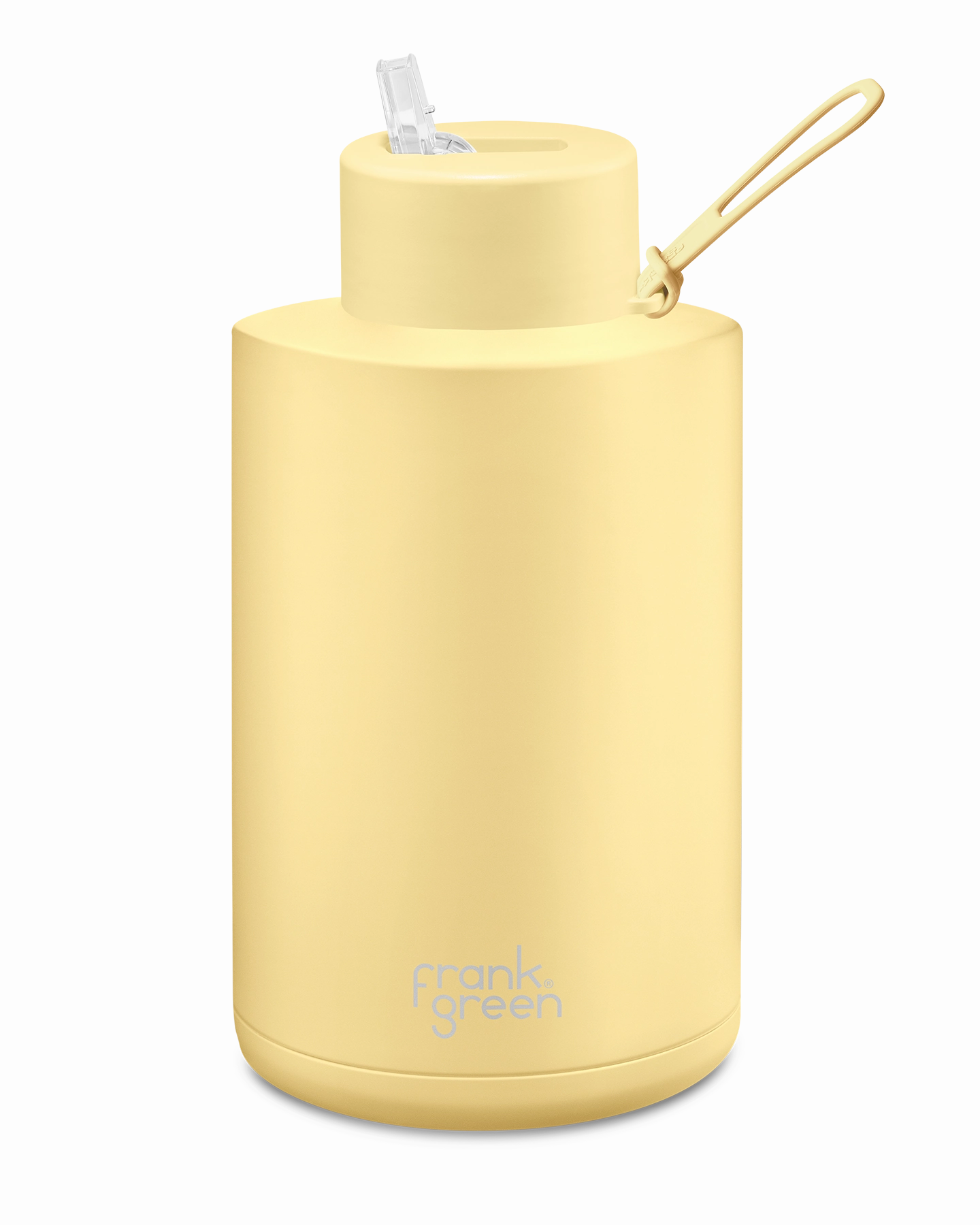 Clearance Sale Now GiftWorthy Sale Frank Green Ceramic Reusable Bottle 68Oz/2 Litre With Straw Lid - Buttermilk