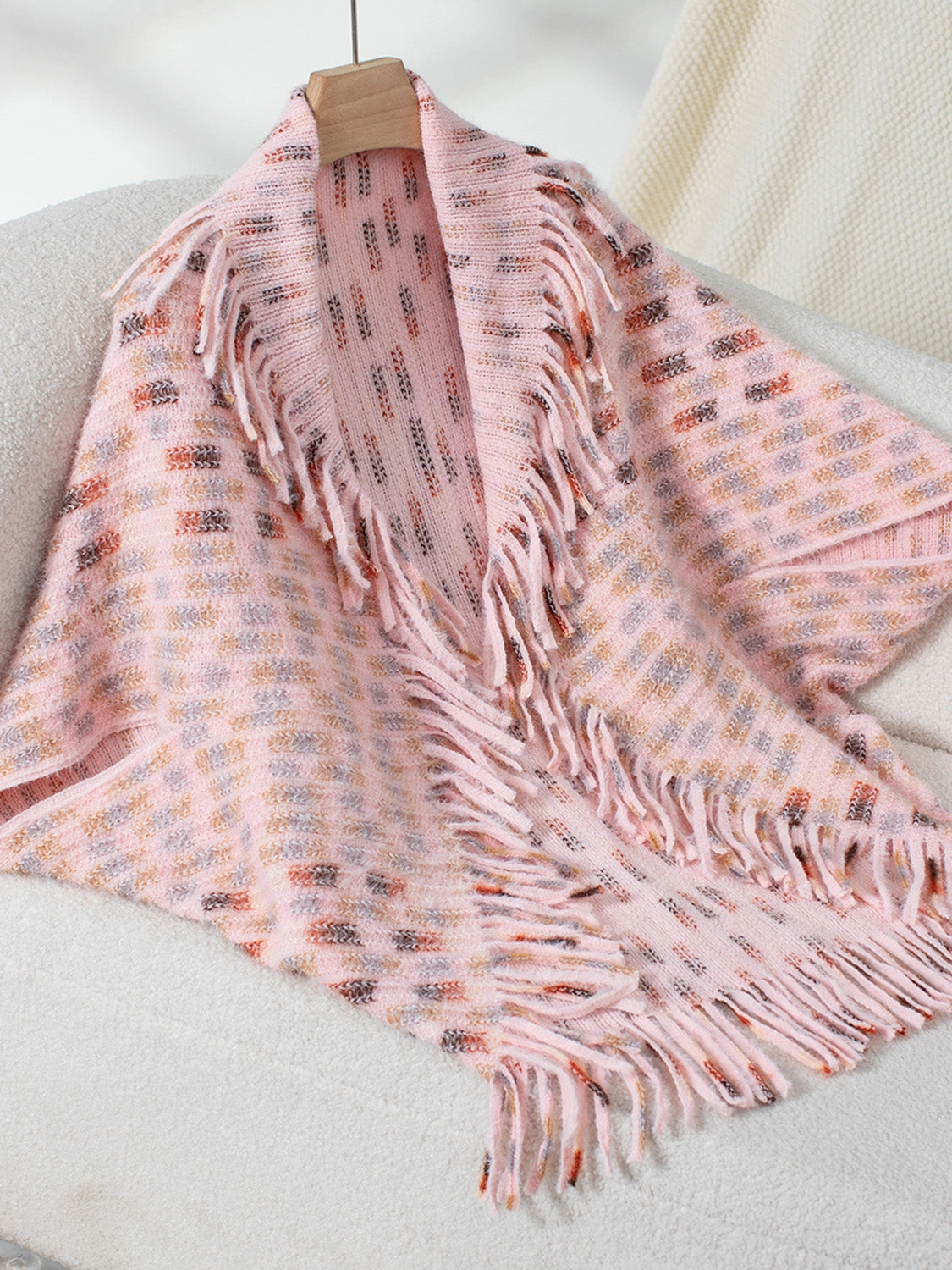 Fringe Open Front Half Sleeve Poncho Grab Your Deal Today Todays Steal
