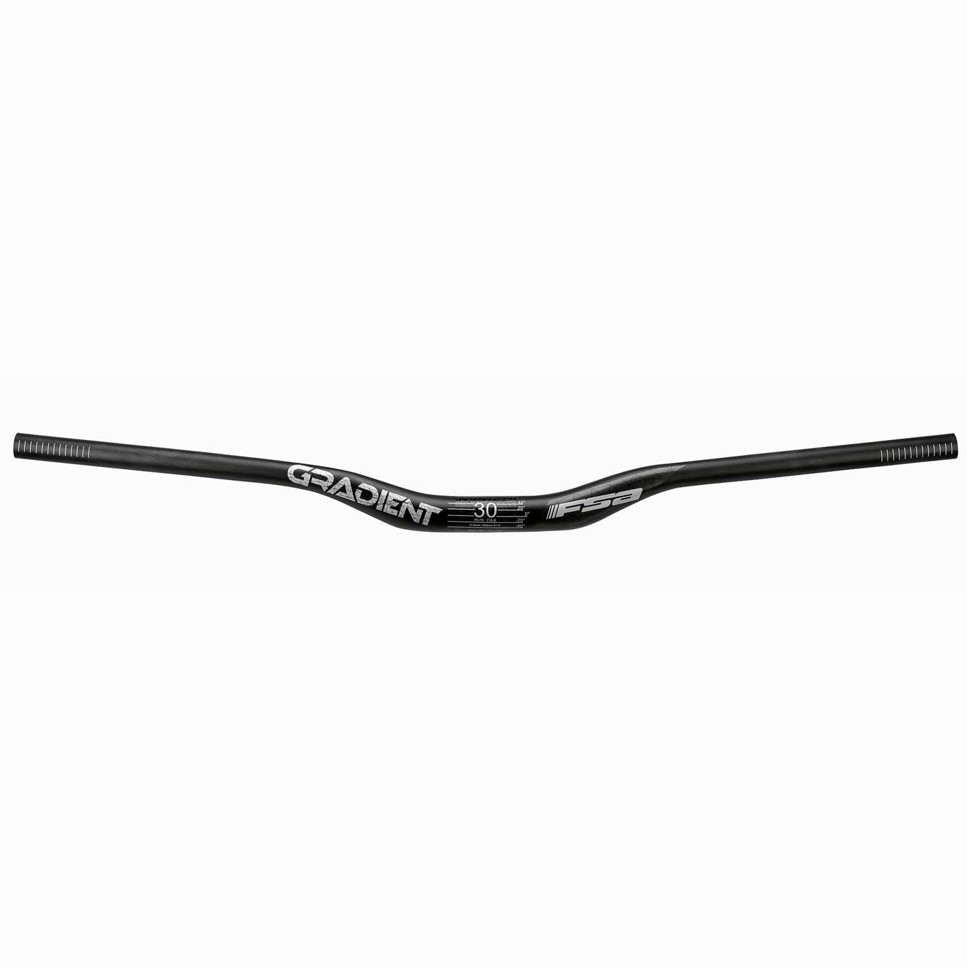 FSA Gradient Carbon Rise 30 handlebar - Black