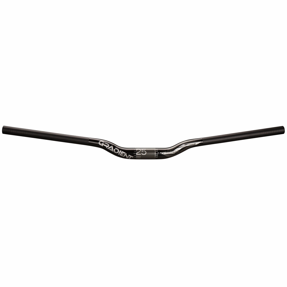 FSA Gradient Carbon Riser 25 handlebar - Black
