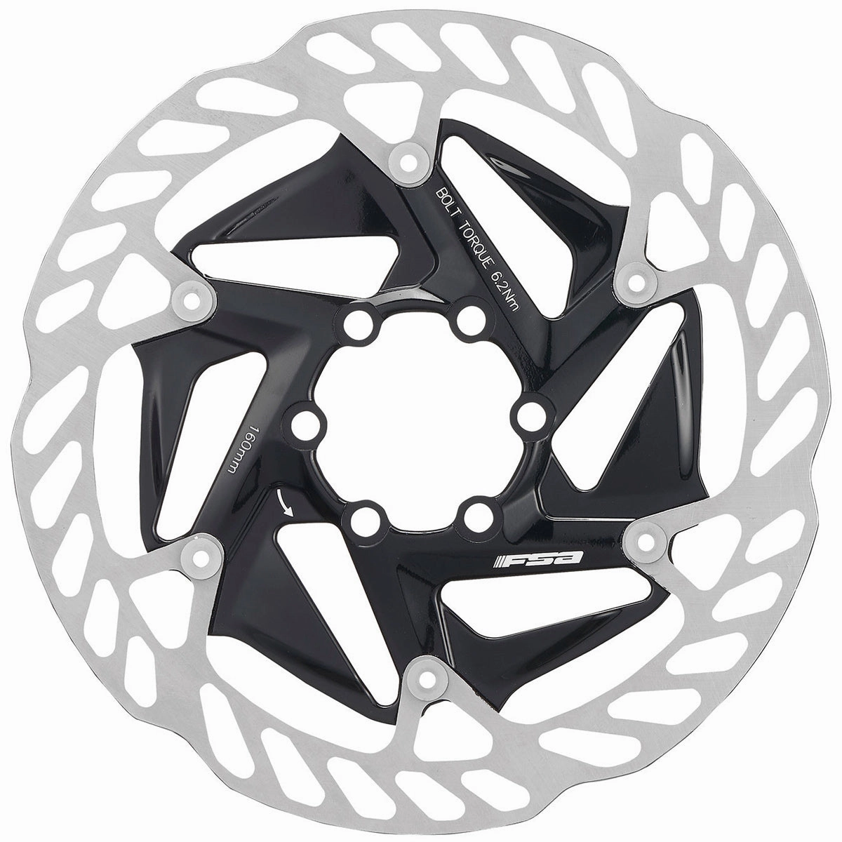 Fsa K-Force WE 6 Bolts disc - 140mm