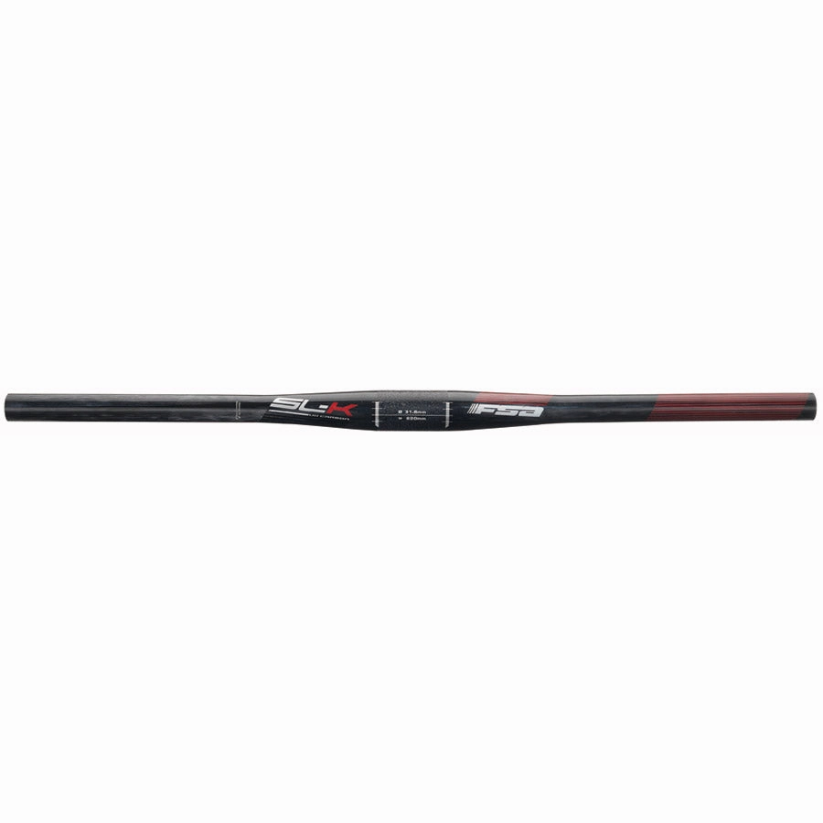 FSA SL-K Flat Handlebar - Red Shiny