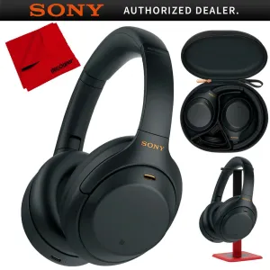 Sony Premium Noise Cancelling Wireless Over-The-Ear Headphones   Pro Stand Kit Limited Time Hot Deal