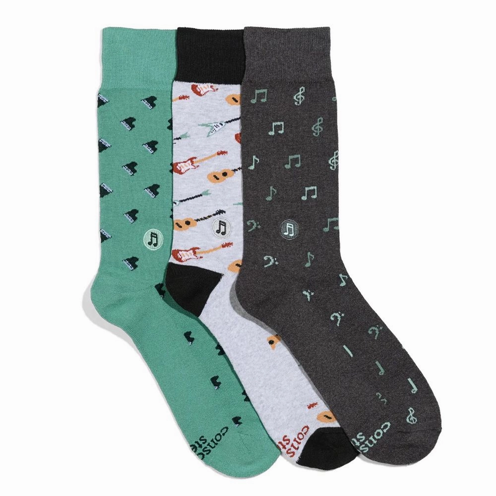 Exclusive Online Deal Gift Box - Socks That Support Music
