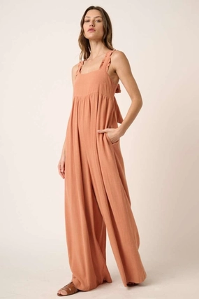 Hot Pick Deal Mittoshop Sleeveless Wide Leg Jumpsuit
