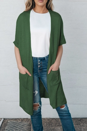Clearance Sale Limited Offer Alert Open Front Sweater Cardigan With Pockets