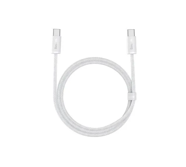 Surprise Discount Today Baseus Dynamic Series Fast Charging Data Cable Type-C To Type-C 100W 1M White