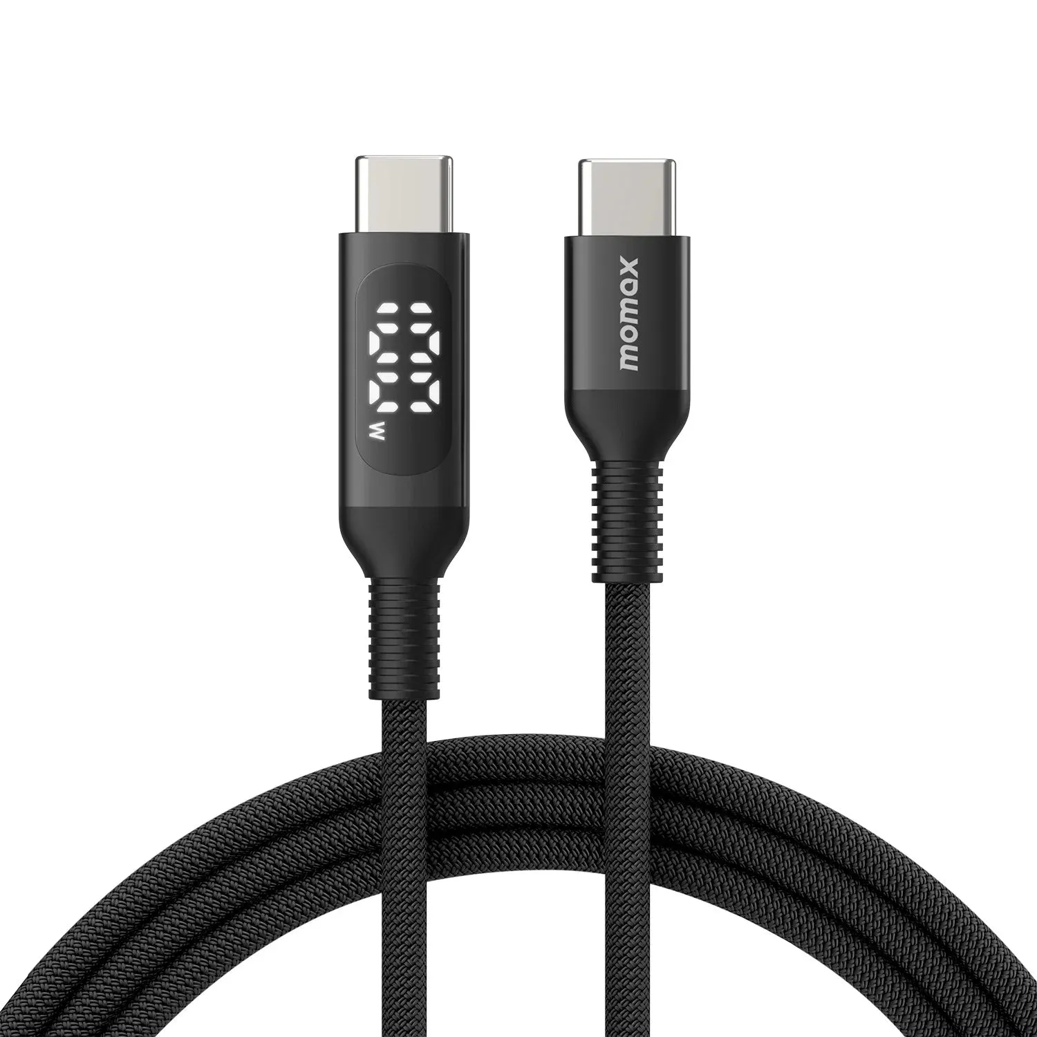 Save Big Online Exclusive Online Offer Momax Dc22D Elitelink Usb-C To Usb-C Braided Led Display Cable 100W 1.2M