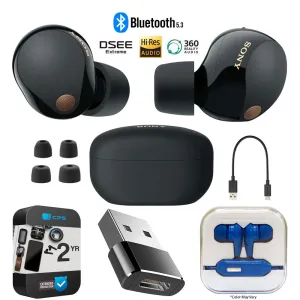 Sony Wf-1000Xm5 Noise Canceling Truly Wireless Earbuds (Black) W/ 2Yr Warranty Bundle Shop Grab Now