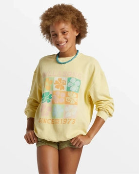 Girl'S (6-14) Making Waves Crewneck Sweatshirt Price Drop Alert