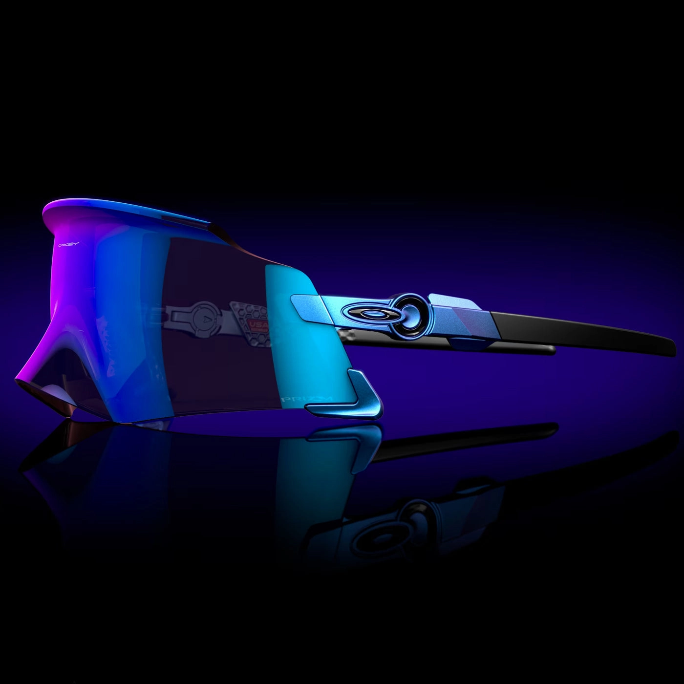 Glasses Oakley Kato Solstice Collection - Cyan Blue colorshift prizm sapphire