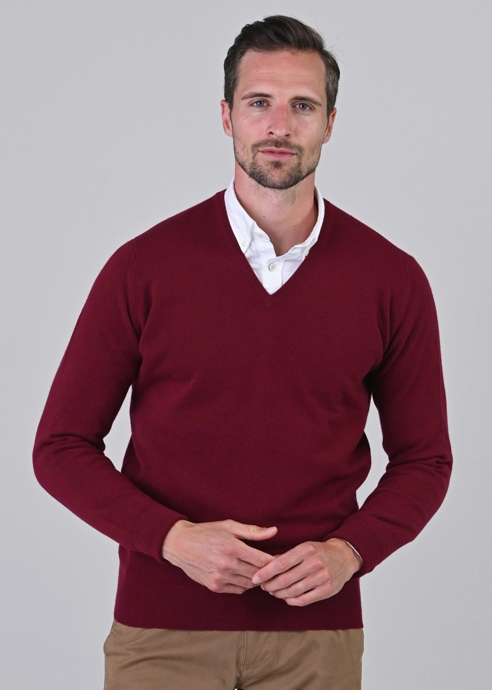 Gordon 1 Ply Geelong V-Neck Trending Offer Today Mega Discount Today